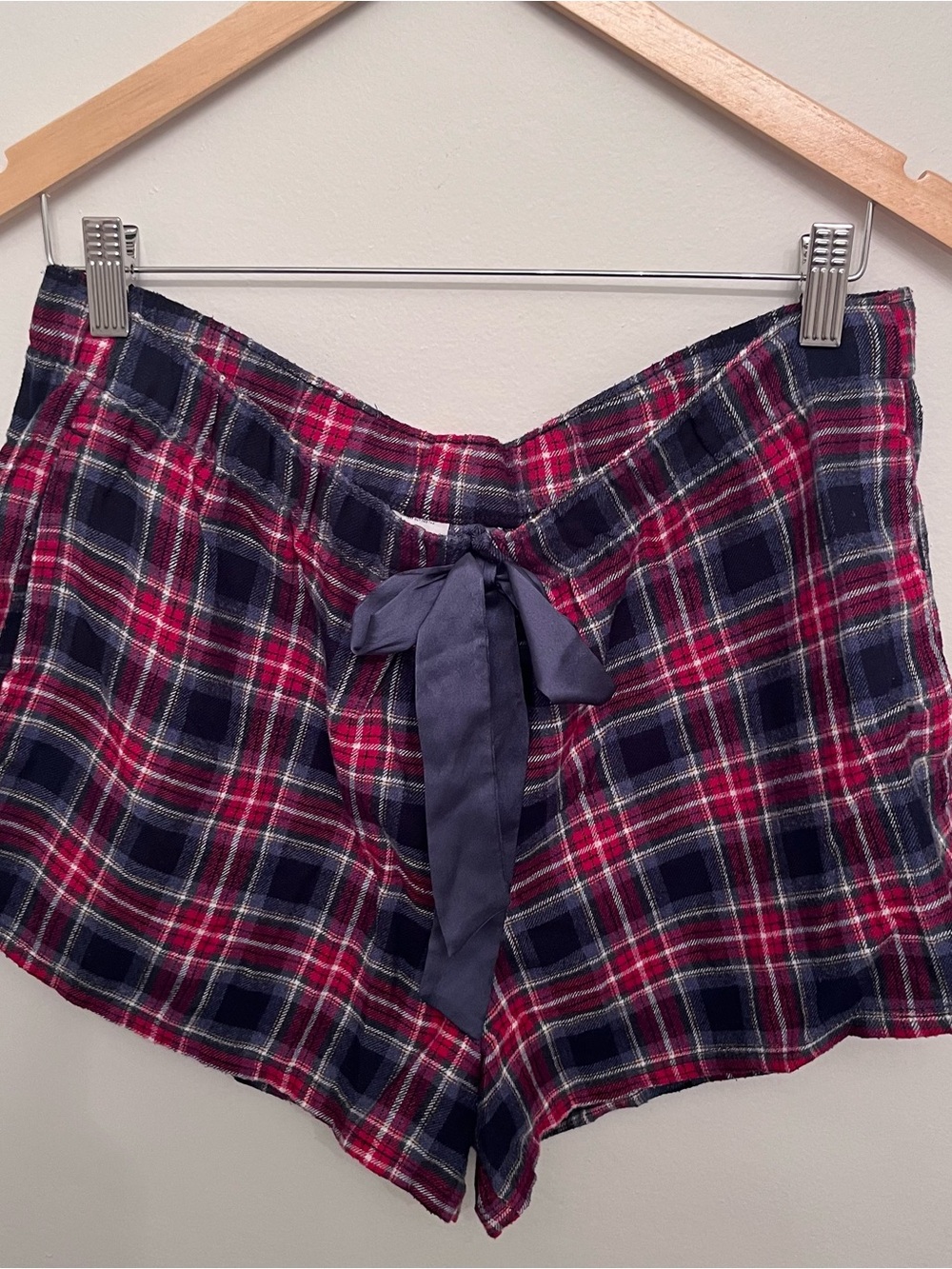 Hollister Plaid Sleep Shorts Large Women’s
